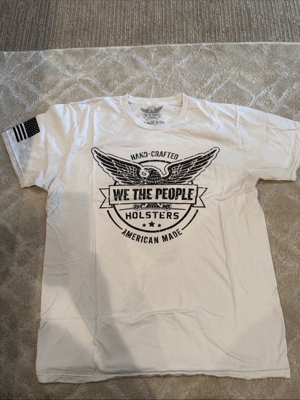 White Graphic Tee - Men